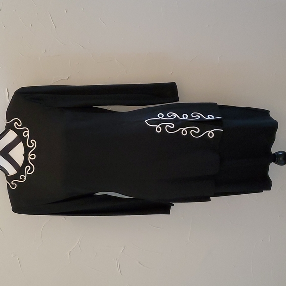 Vintage Positive Attitude Black Lined Dress 9/10 - Picture 1 of 8